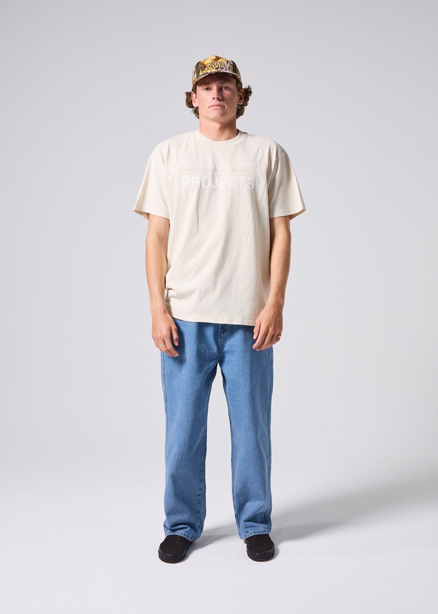 STREET PROJECT RELAXED FIT T-SHIRT : BONE