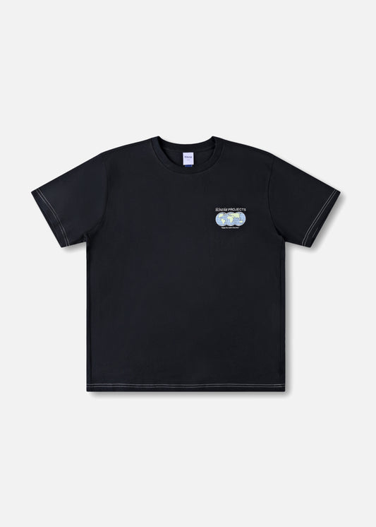 WORLD CONNECTION T-SHIRT : BLACK