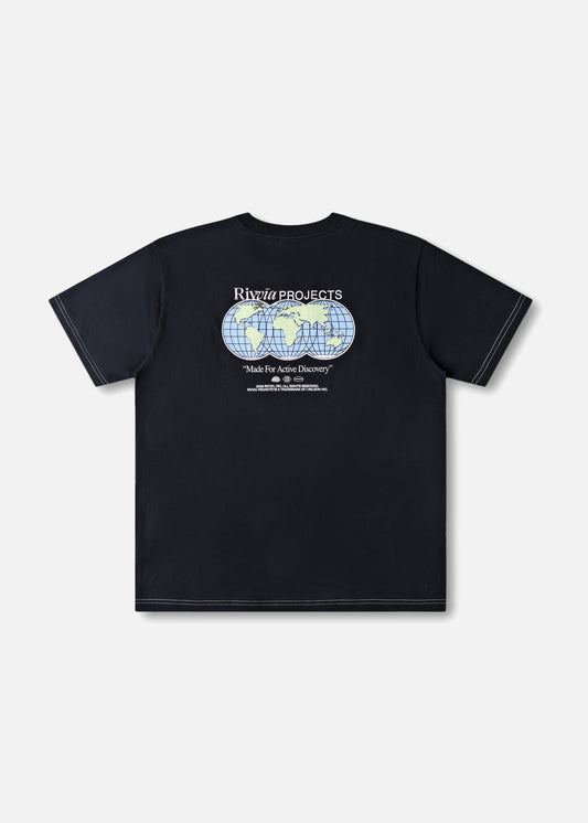 WORLD CONNECTION T-SHIRT : BLACK