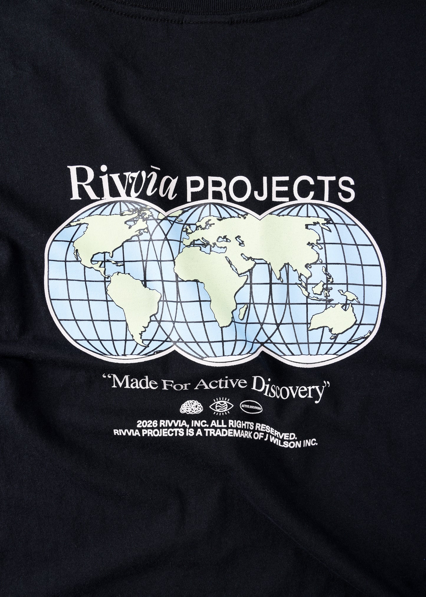 WORLD CONNECTION T-SHIRT : BLACK