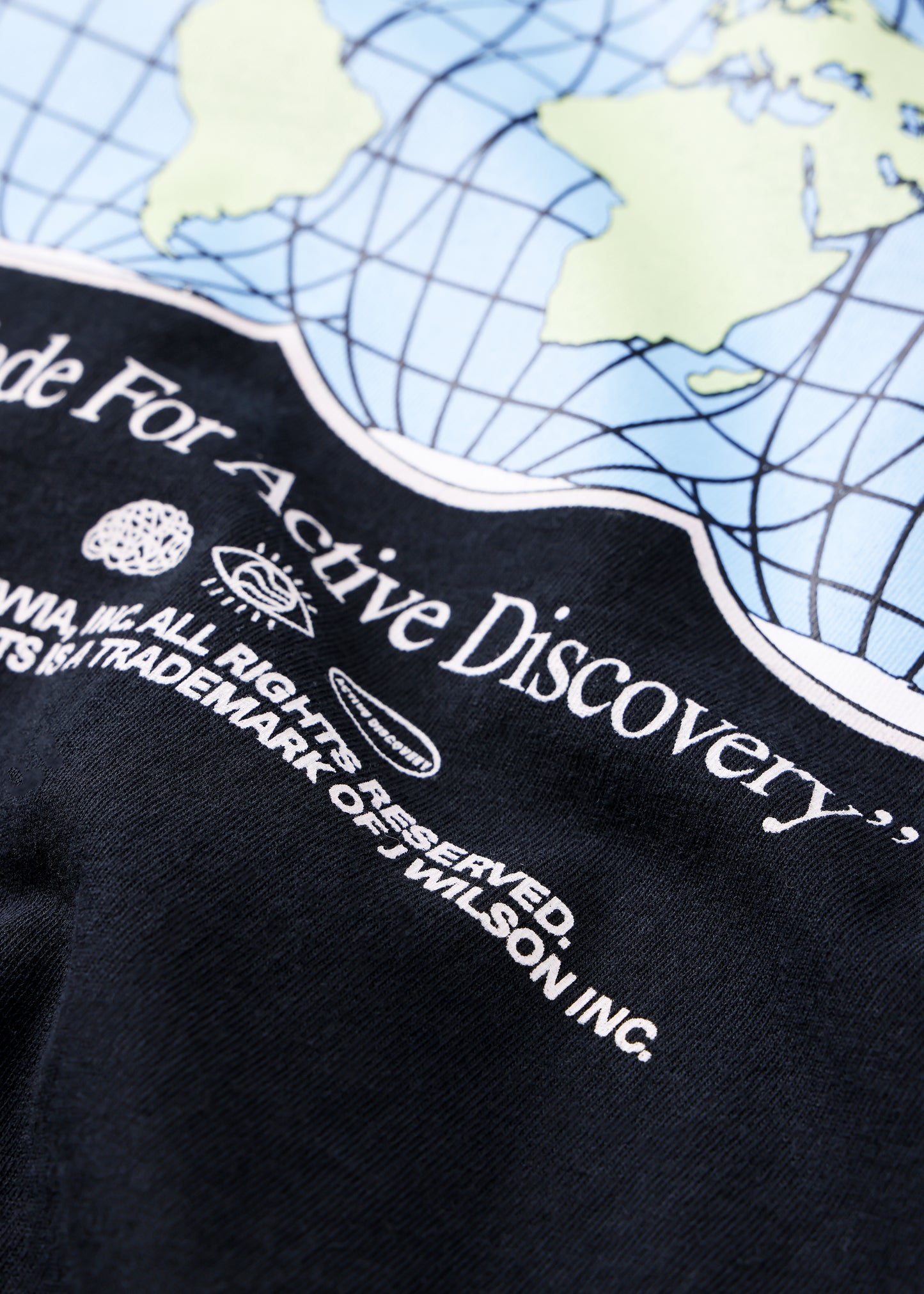 WORLD CONNECTION T-SHIRT : BLACK