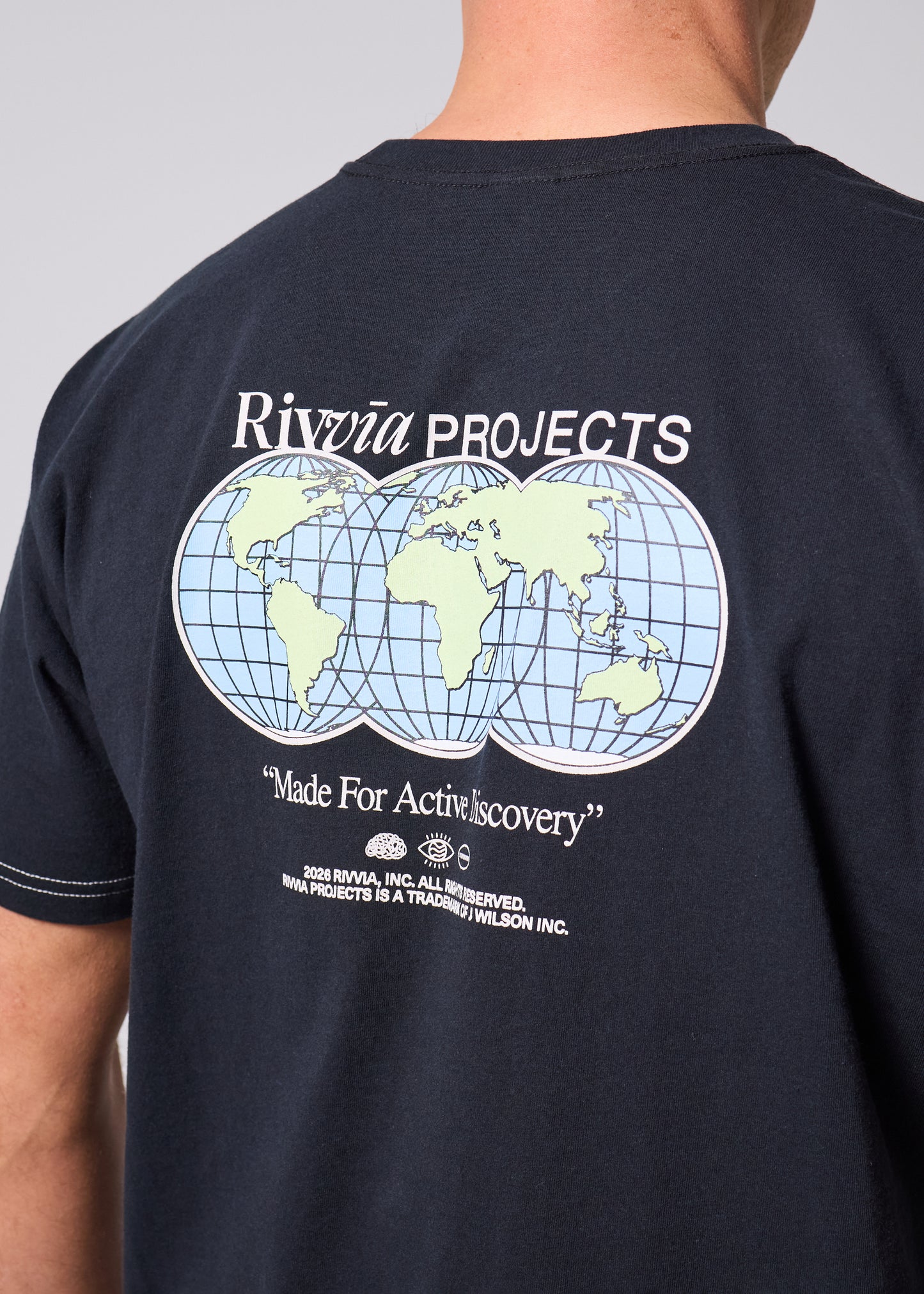 WORLD CONNECTION T-SHIRT : BLACK