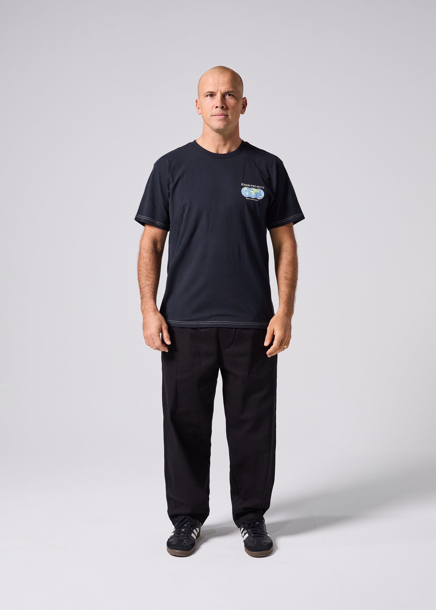 WORLD CONNECTION T-SHIRT : BLACK