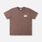 WORLD CONNECTION T-SHIRT : BROWN