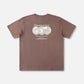 WORLD CONNECTION T-SHIRT : BROWN