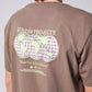 WORLD CONNECTION T-SHIRT : BROWN