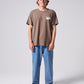 WORLD CONNECTION T-SHIRT : BROWN