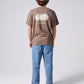 WORLD CONNECTION T-SHIRT : BROWN