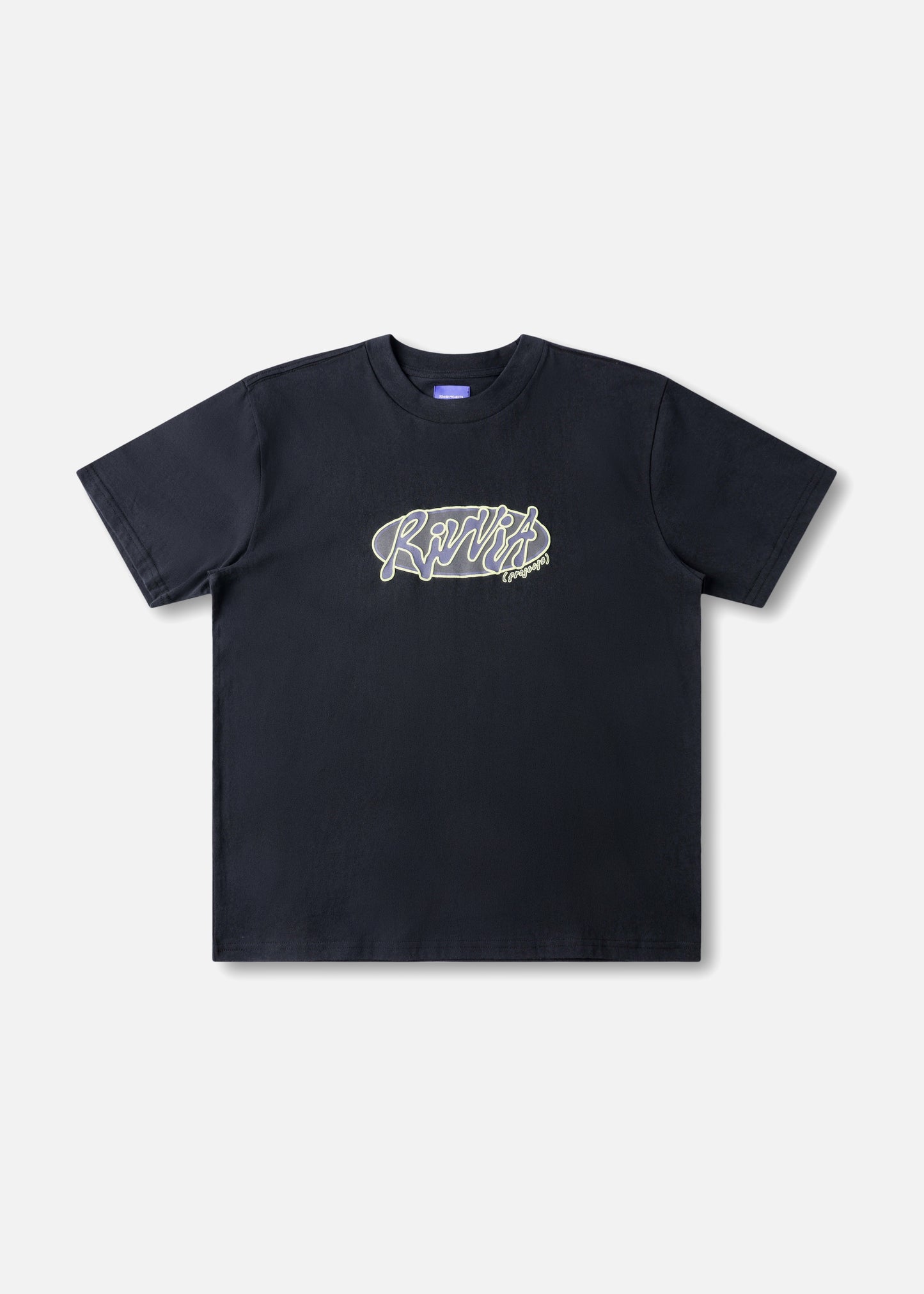 OVAL GRAF RELAXED FIT T-SHIRT : BLACK