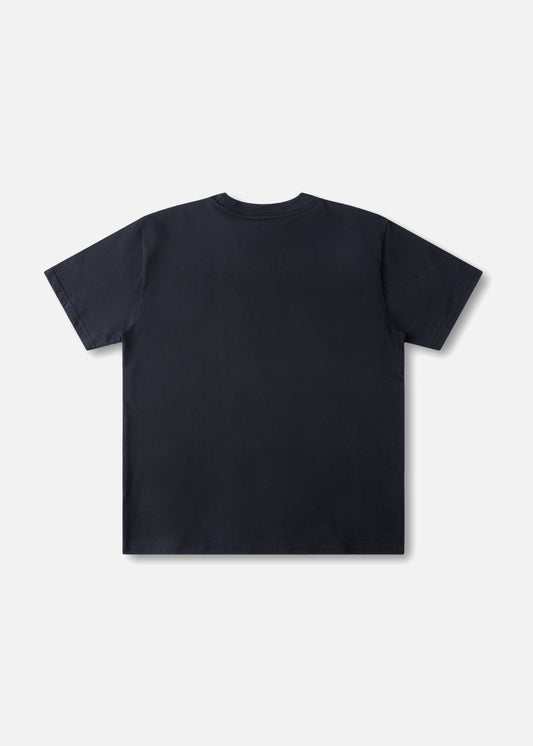 OVAL GRAF RELAXED FIT T-SHIRT : BLACK