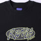 OVAL GRAF RELAXED FIT T-SHIRT : BLACK