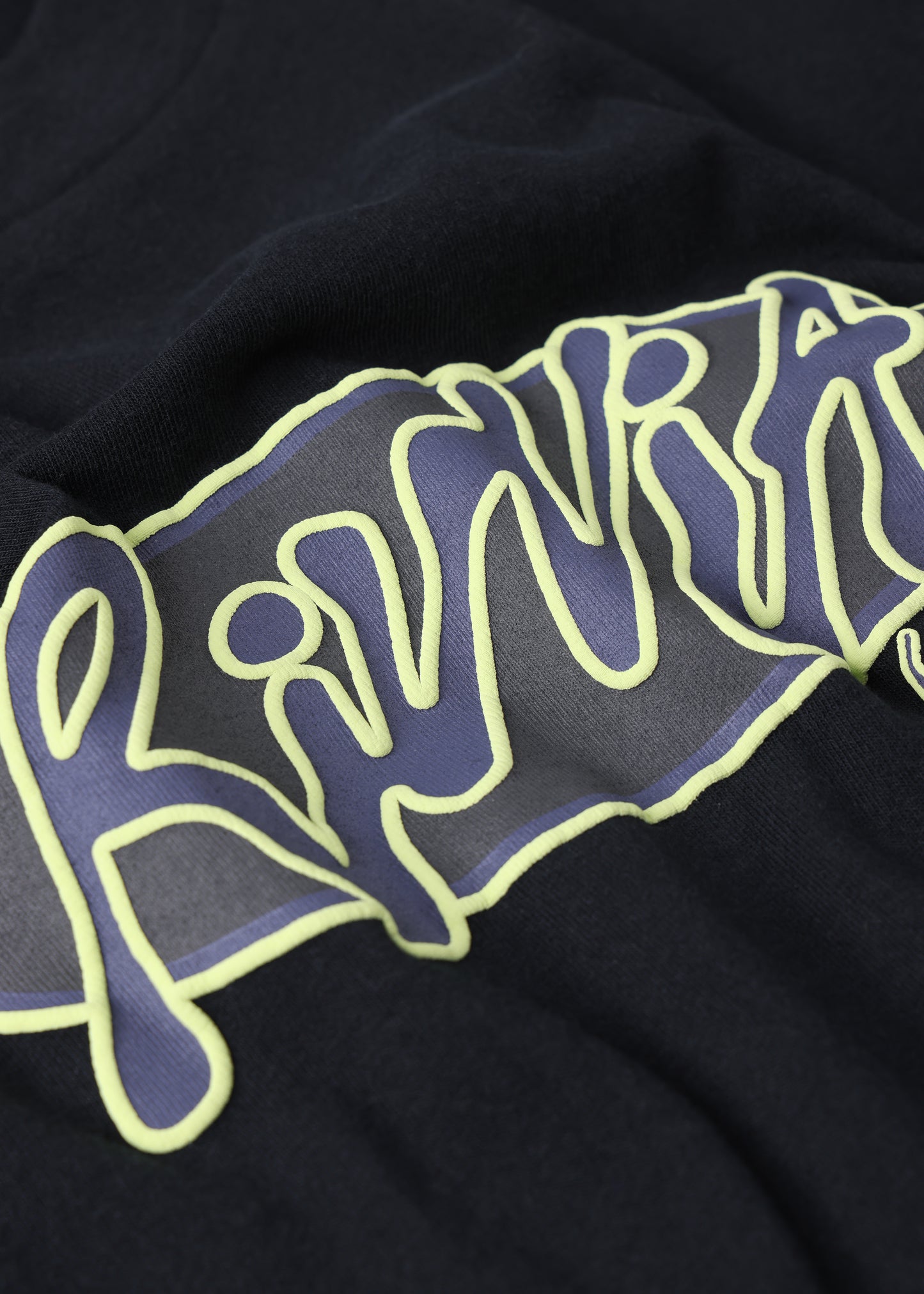 OVAL GRAF RELAXED FIT T-SHIRT : BLACK
