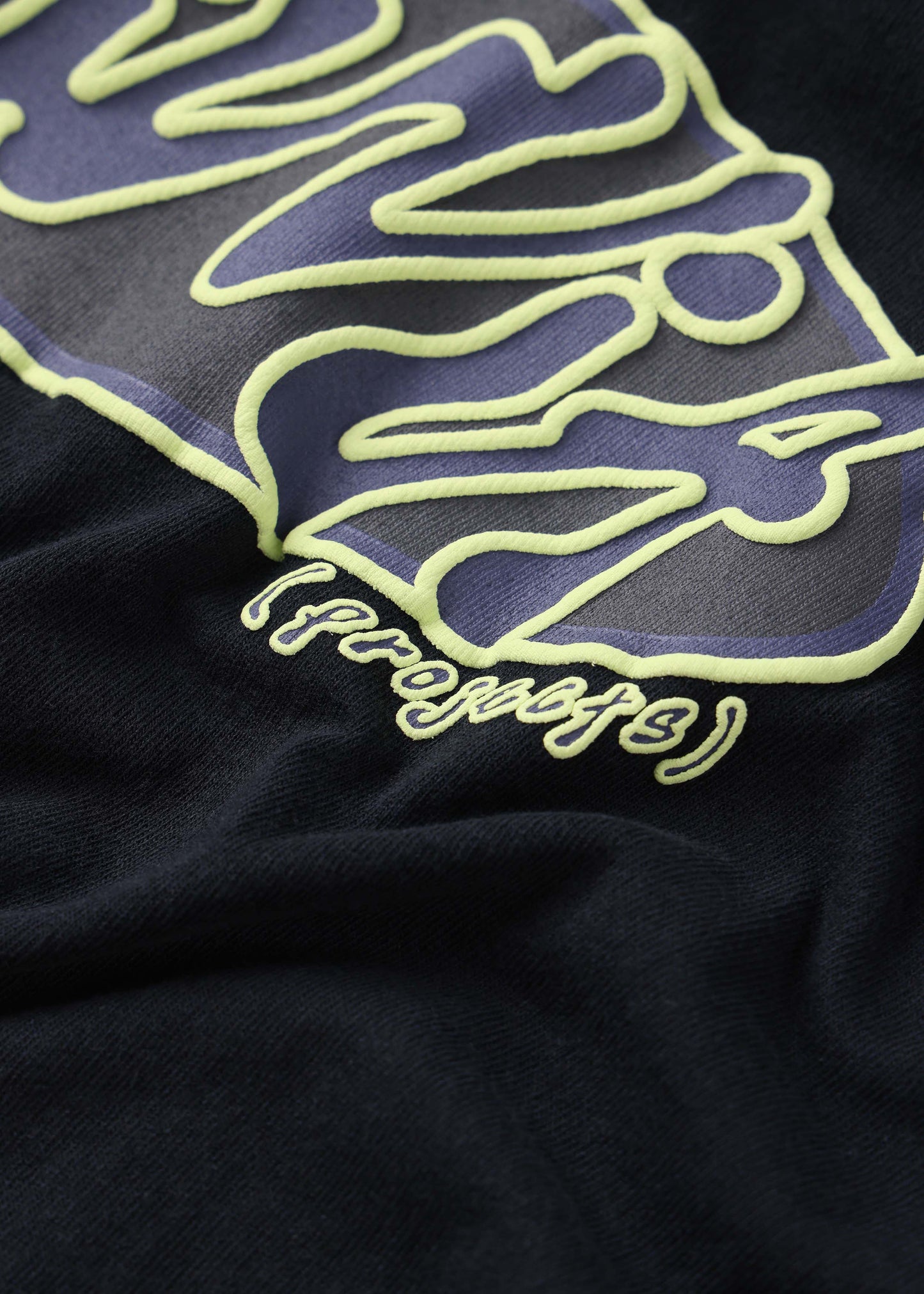 OVAL GRAF RELAXED FIT T-SHIRT : BLACK