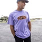 OVAL GRAF RELAXED FIT T-SHIRT : WASHED PURPLE