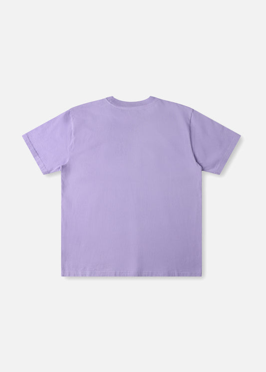OVAL GRAF RELAXED FIT T-SHIRT : WASHED PURPLE