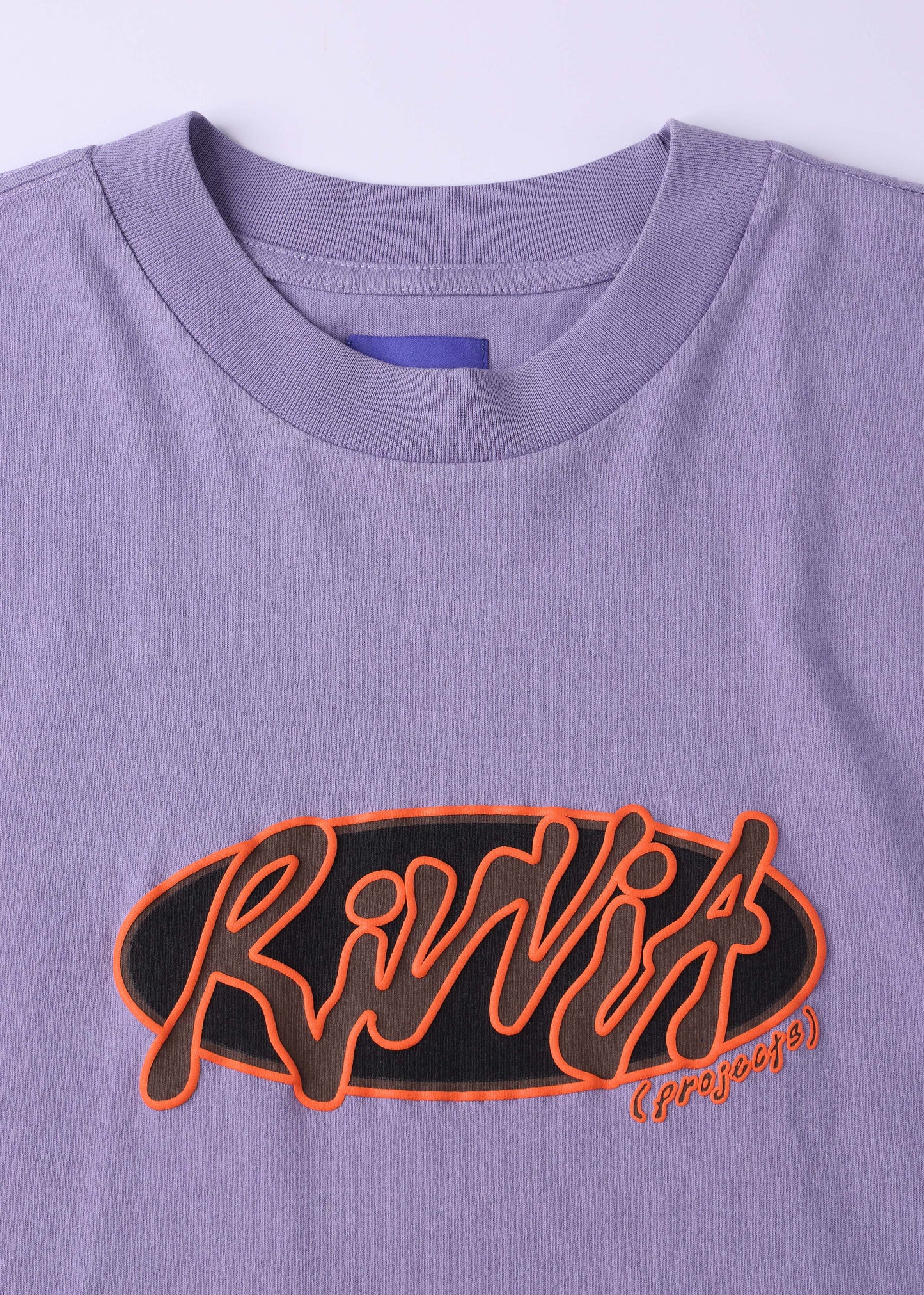 OVAL GRAF RELAXED FIT T-SHIRT : WASHED PURPLE
