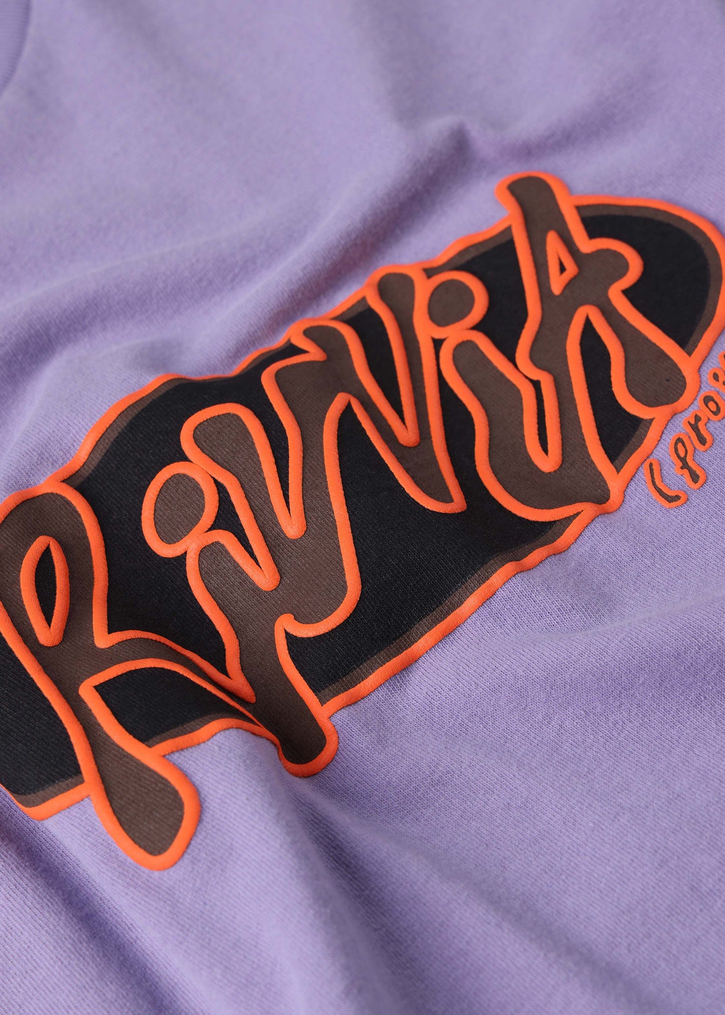 OVAL GRAF RELAXED FIT T-SHIRT : WASHED PURPLE