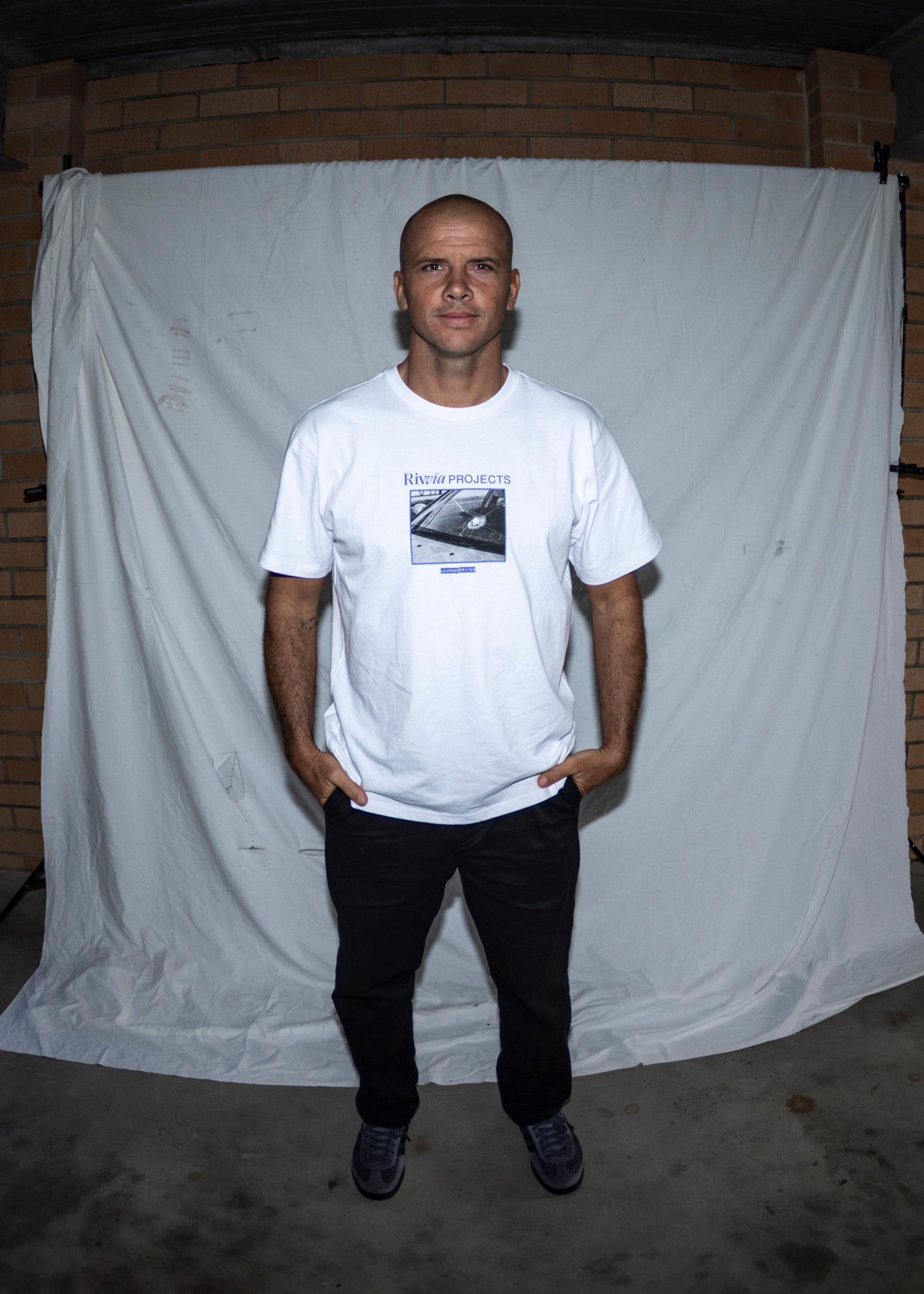 LEANER DRIVER T-SHIRT : WHITE