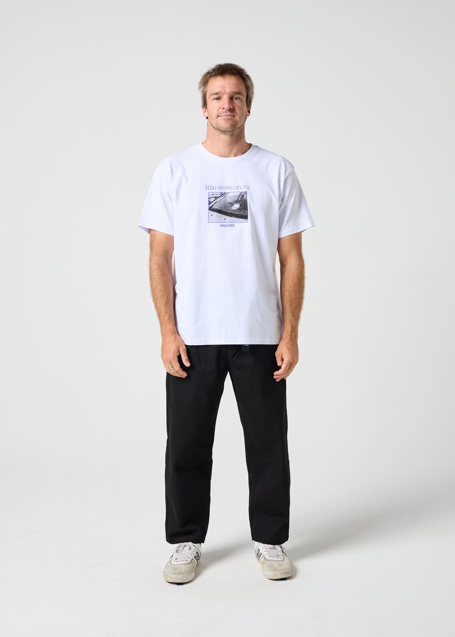 LEANER DRIVER T-SHIRT : WHITE
