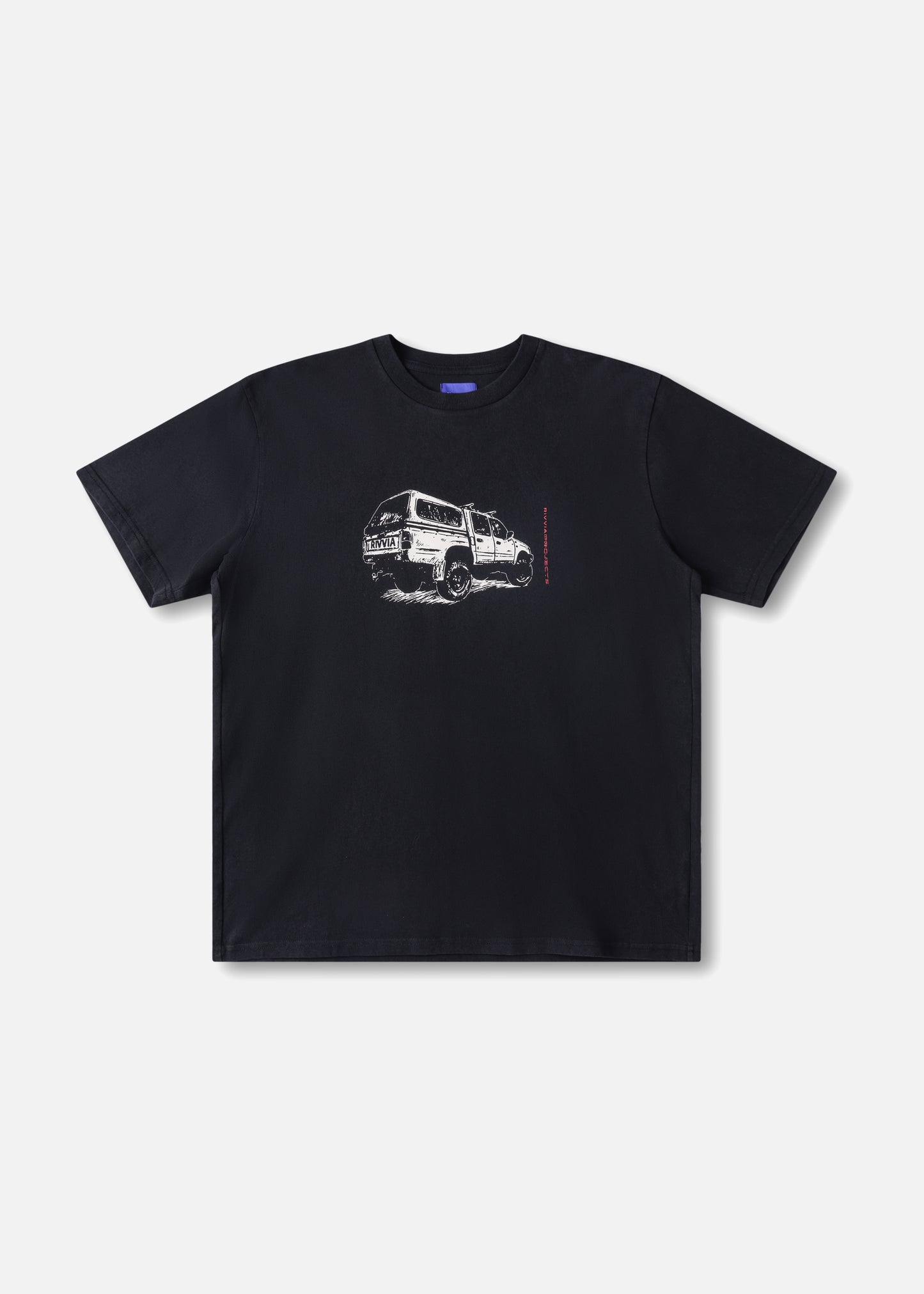 4WD T-SHIRT : WASHED BLACK