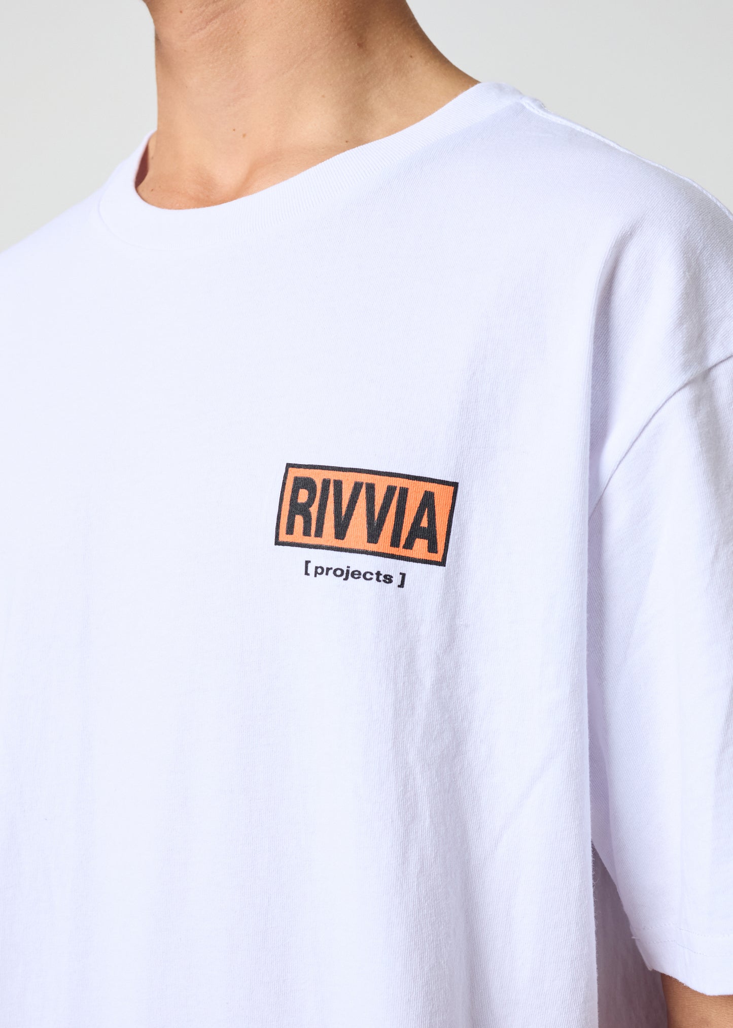 BOX LOGO T-SHIRT: WHITE