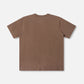 BOX LOGO T-SHIRT : WASHED BROWN