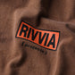 BOX LOGO T-SHIRT : WASHED BROWN