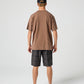 BOX LOGO T-SHIRT : WASHED BROWN