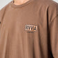 BOX LOGO T-SHIRT : WASHED BROWN