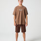 DAILY RELAXED FIT T-SHIRT : BROWN