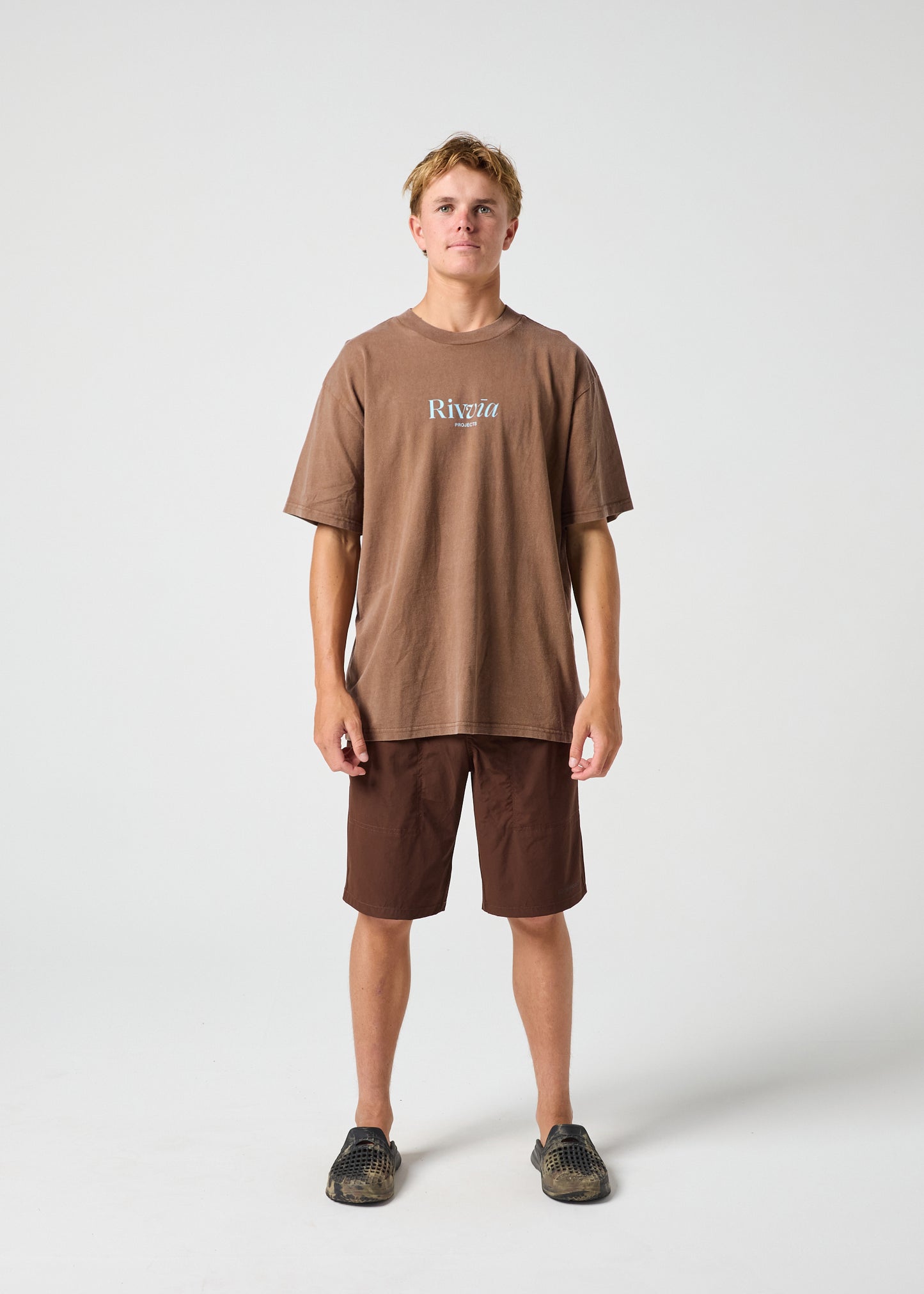DAILY RELAXED FIT T-SHIRT : BROWN