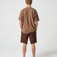 DAILY RELAXED FIT T-SHIRT : BROWN