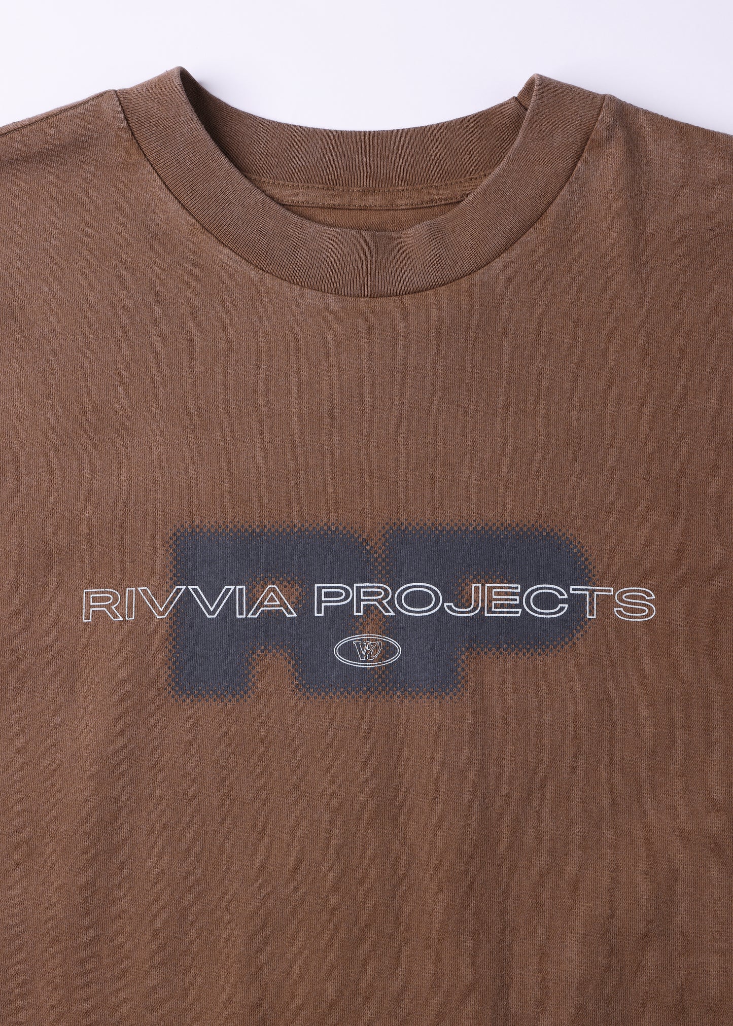 ENVISON RELAXED FIT T-SHIRT : BROWN