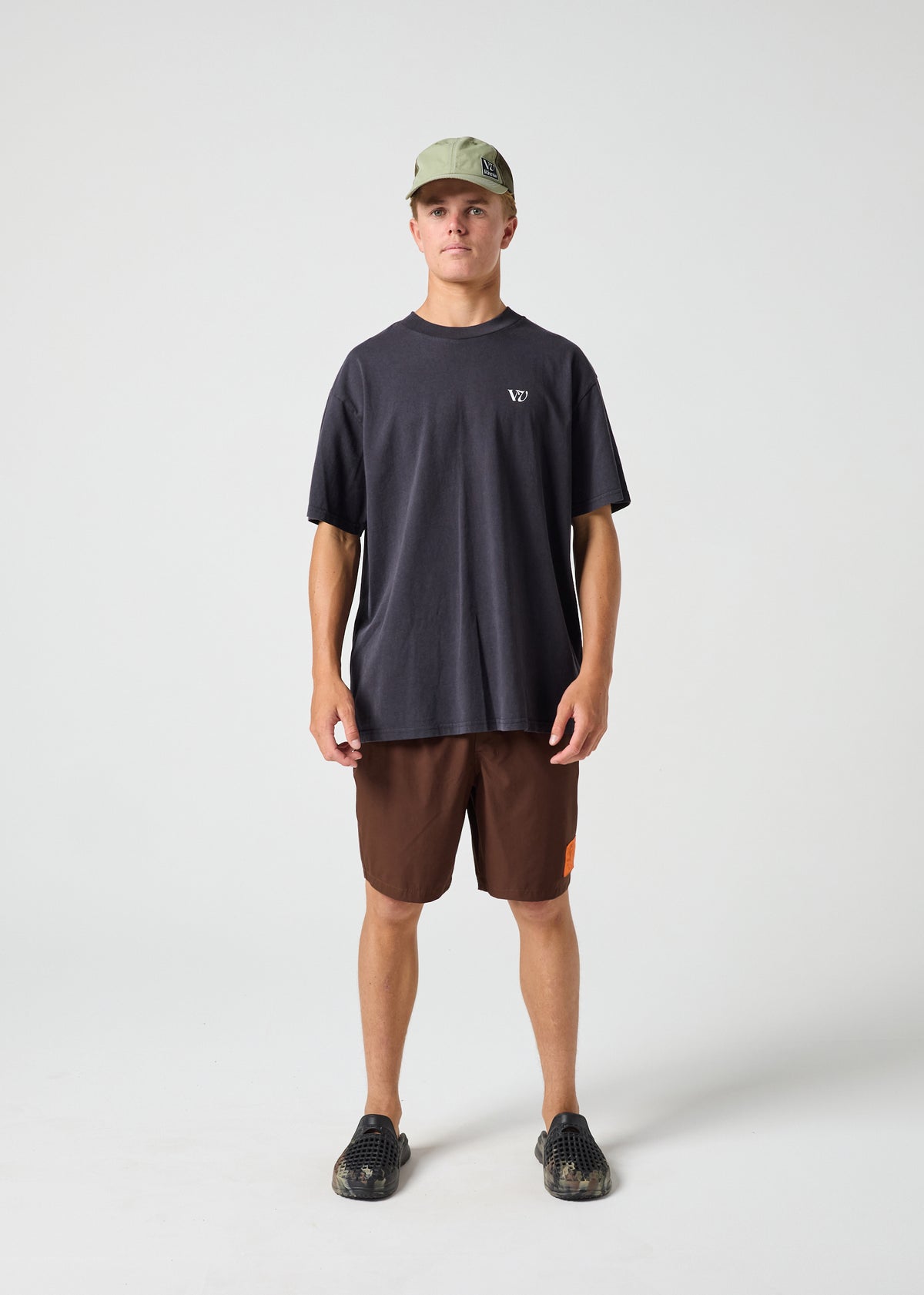SCORECARD RELAXED FIT T-SHIRT : WASHED BLACK