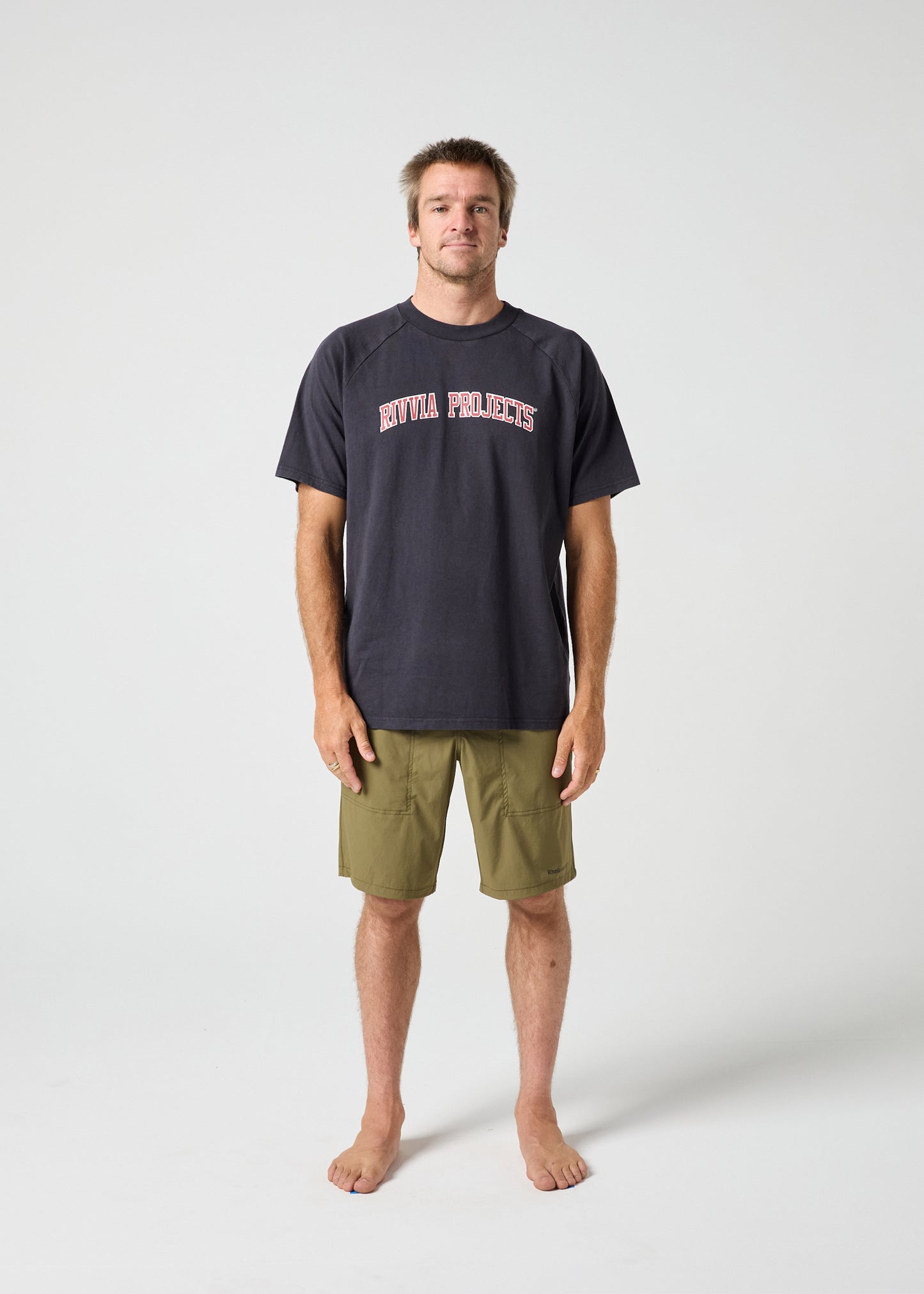 INSTITUTE RELAXED FIT T-SHIRT : WASHED BLACK