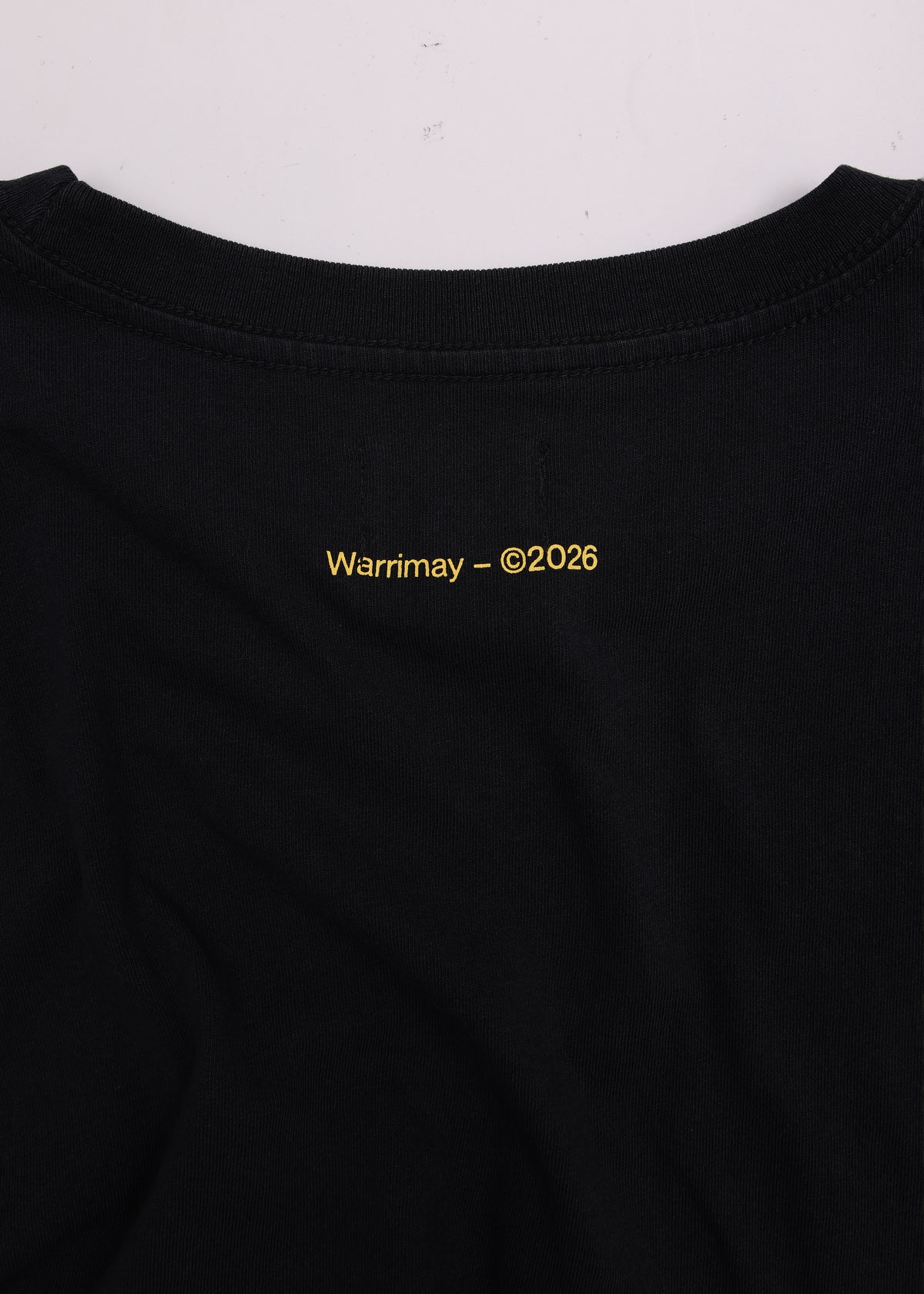 WARRIMAY LOGO T-SHIRT : WASHED BLACK