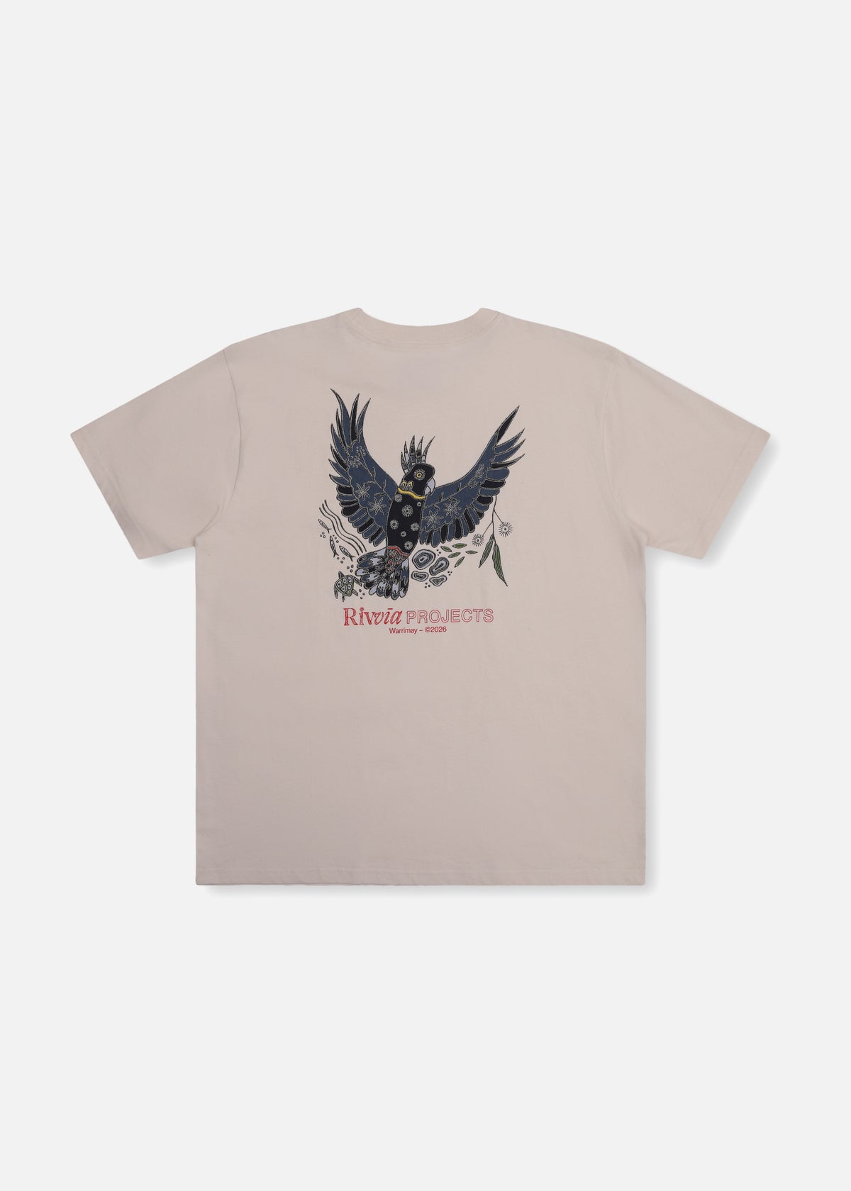 BLACK COCKATOO T-SHIRT : BONE