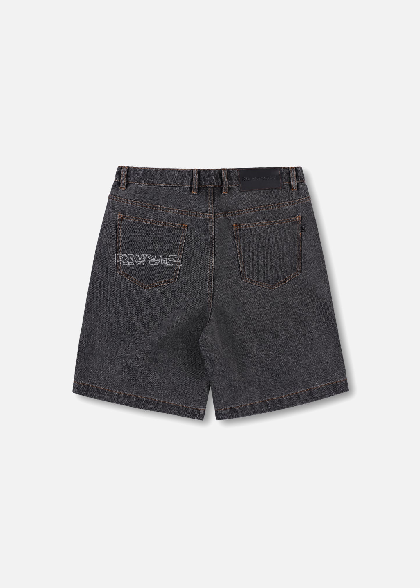 CAPITAL DENIM SHORT : WORN BLACK