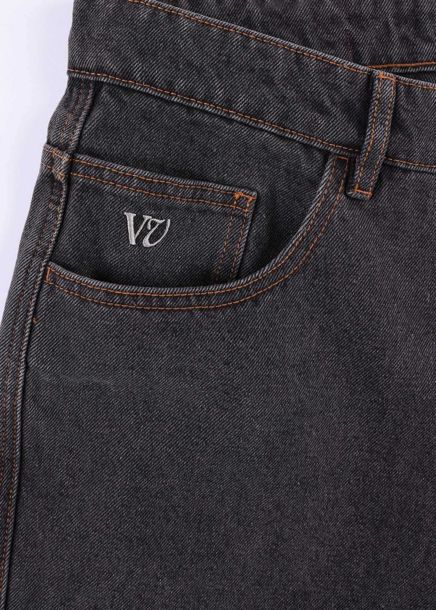 CAPITAL DENIM SHORT : WORN BLACK