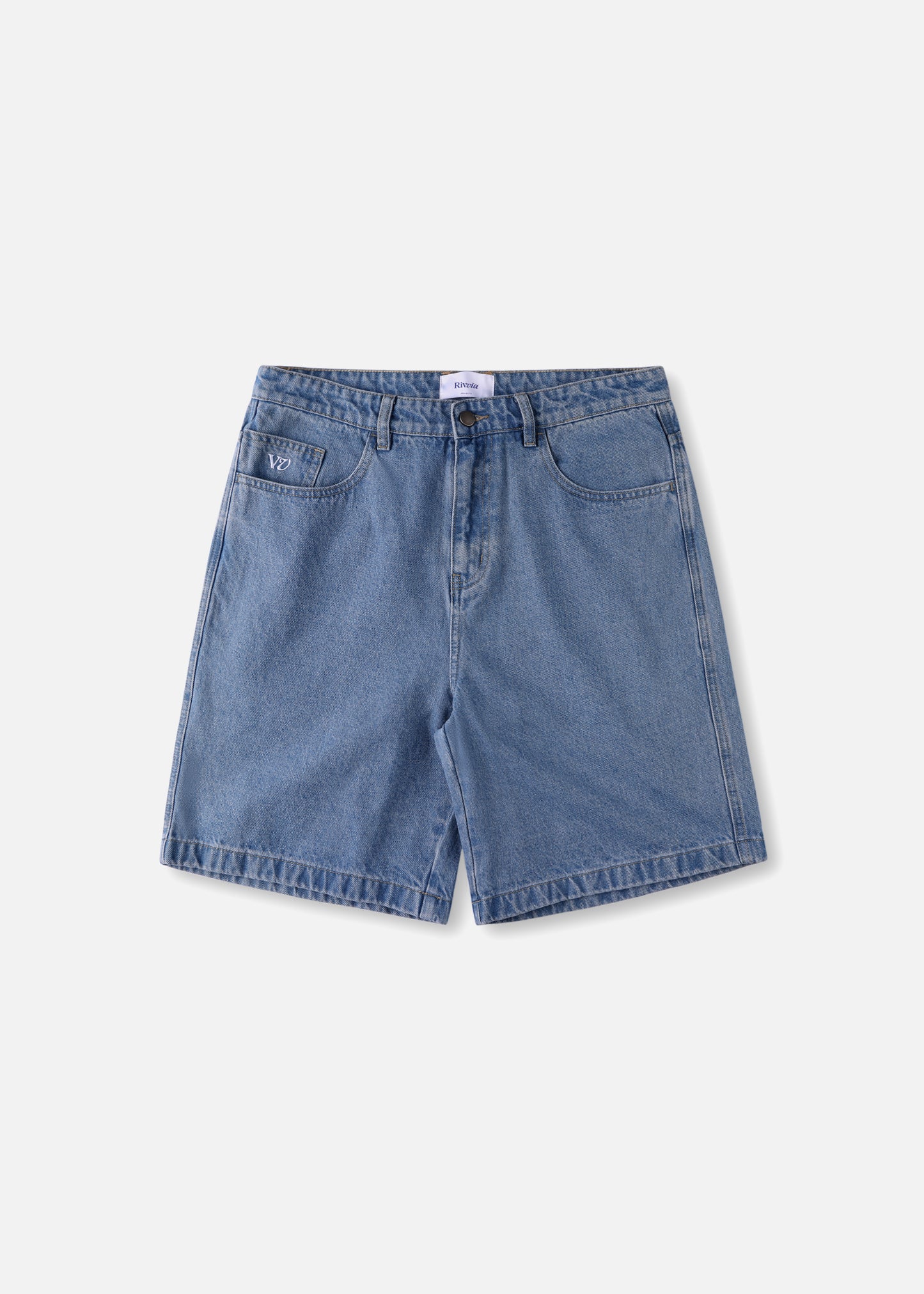 VV CLASS DENIM SHORT : WORN BLUE