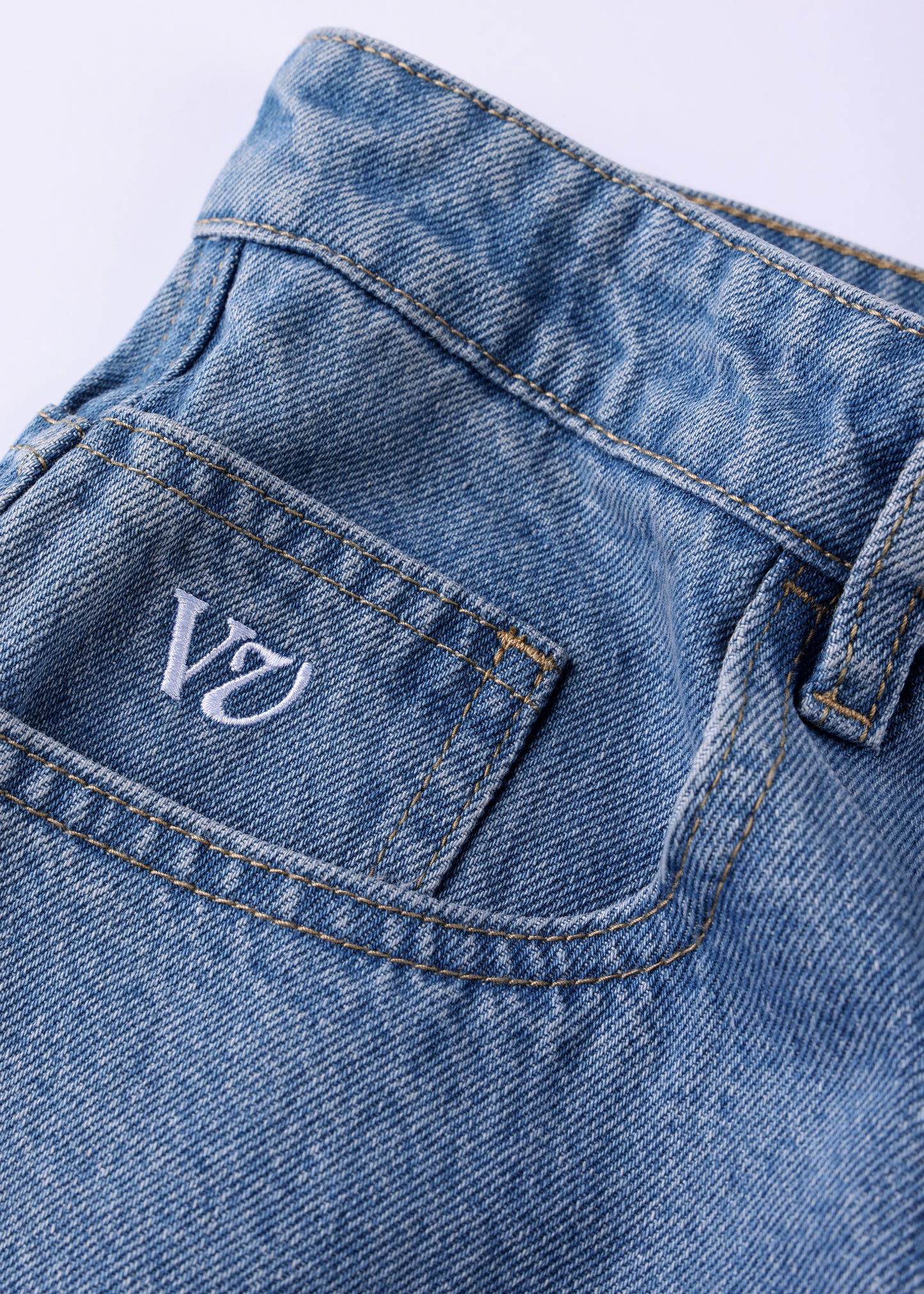 VV CLASS DENIM SHORT : WORN BLUE