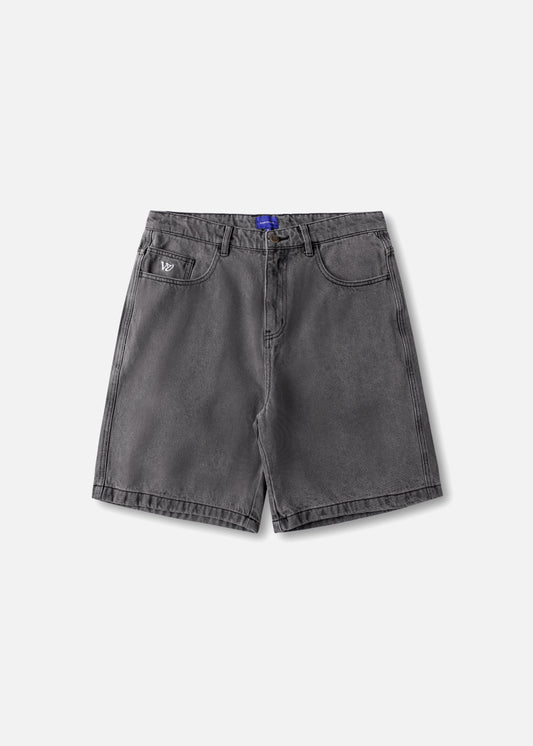 DAILY DENIM SHORT : BLACK WASH