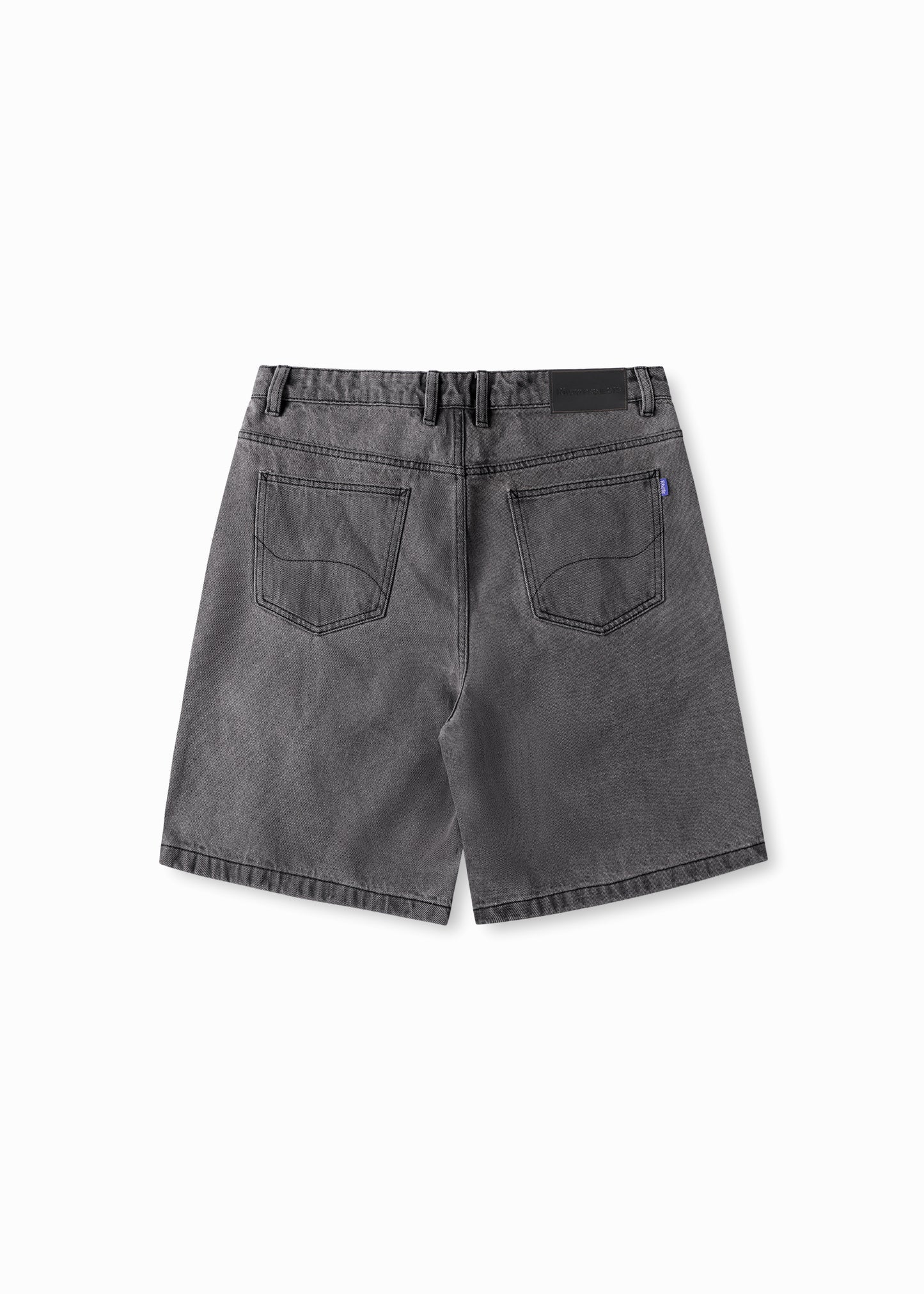 DAILY DENIM SHORT : BLACK WASH