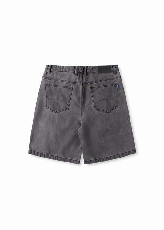DAILY DENIM SHORT : BLACK WASH