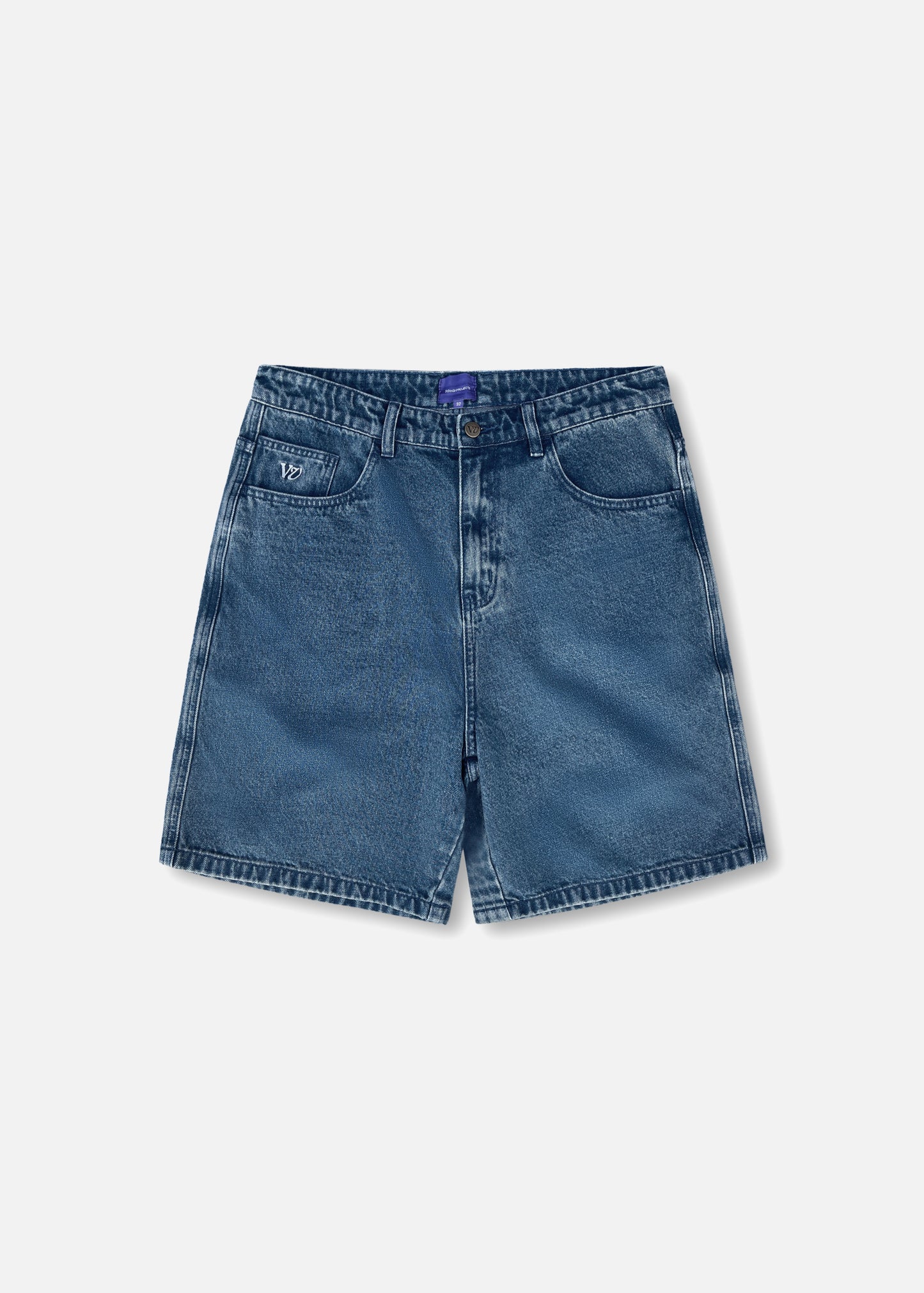 DAILY DENIM SHORT : DARK BLUE WASH
