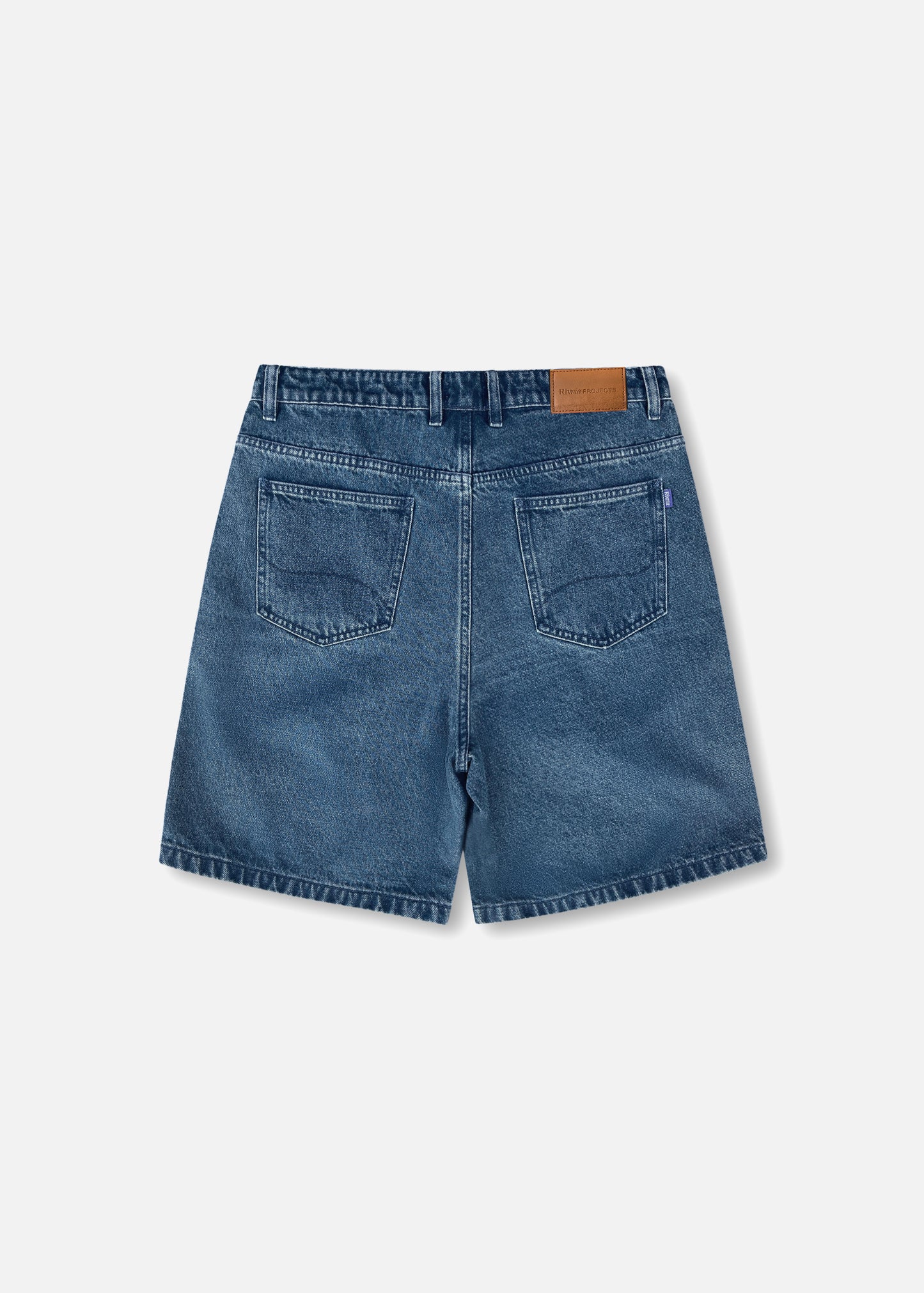 DAILY DENIM SHORT : DARK BLUE WASH
