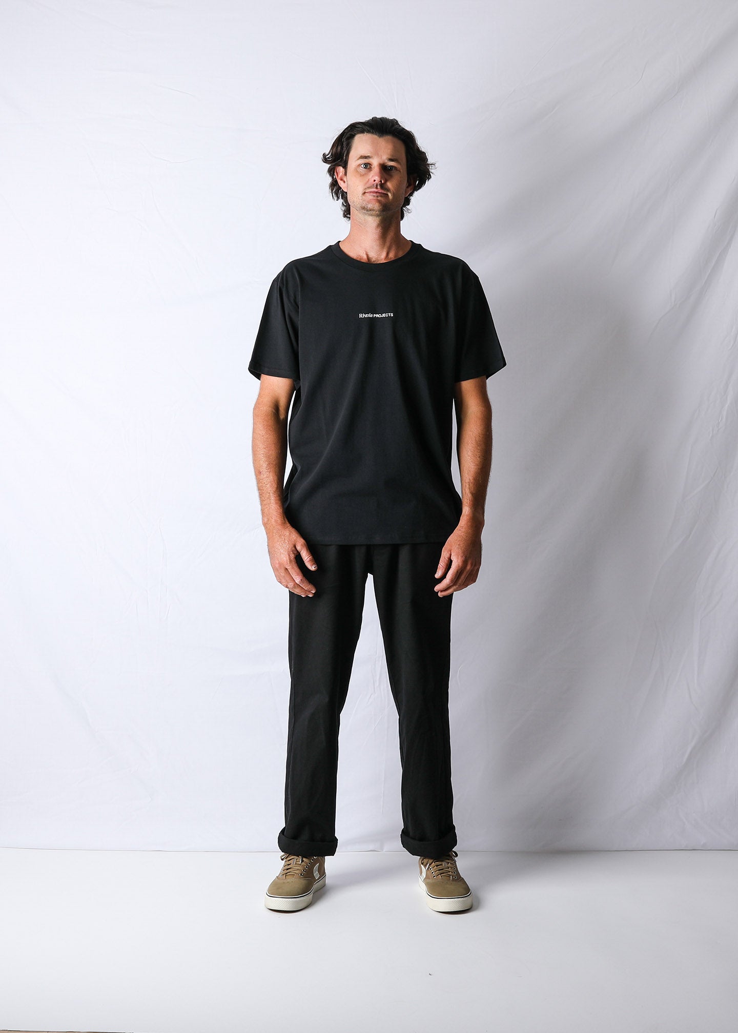 PARKS BLUEPRINT T-SHIRT : BLACK