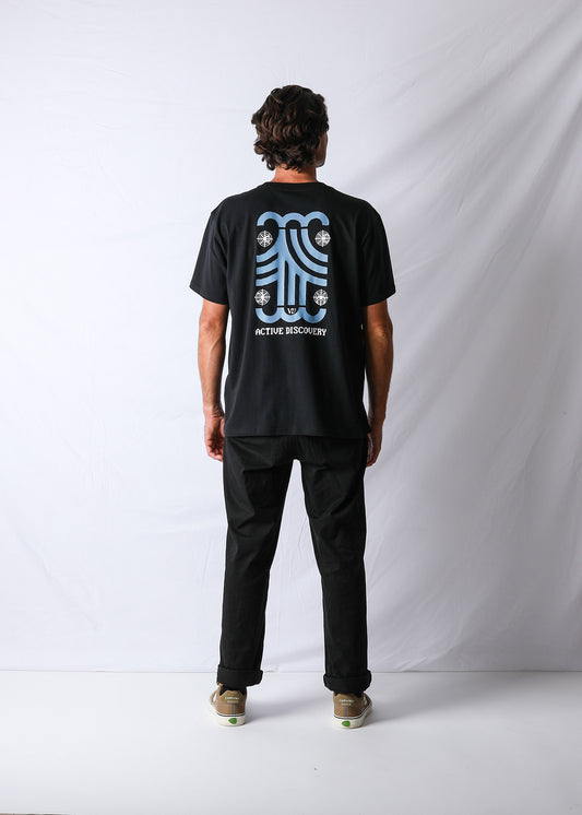 PARKS BLUEPRINT T-SHIRT : BLACK