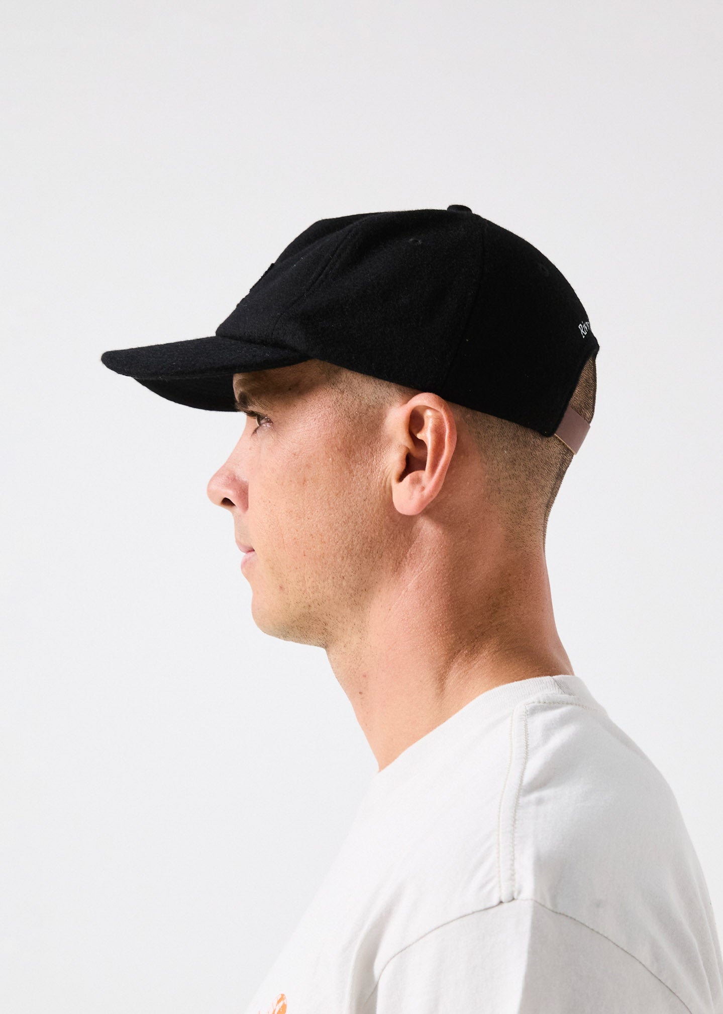 SCHOLAR WOOL CAP : BLACK