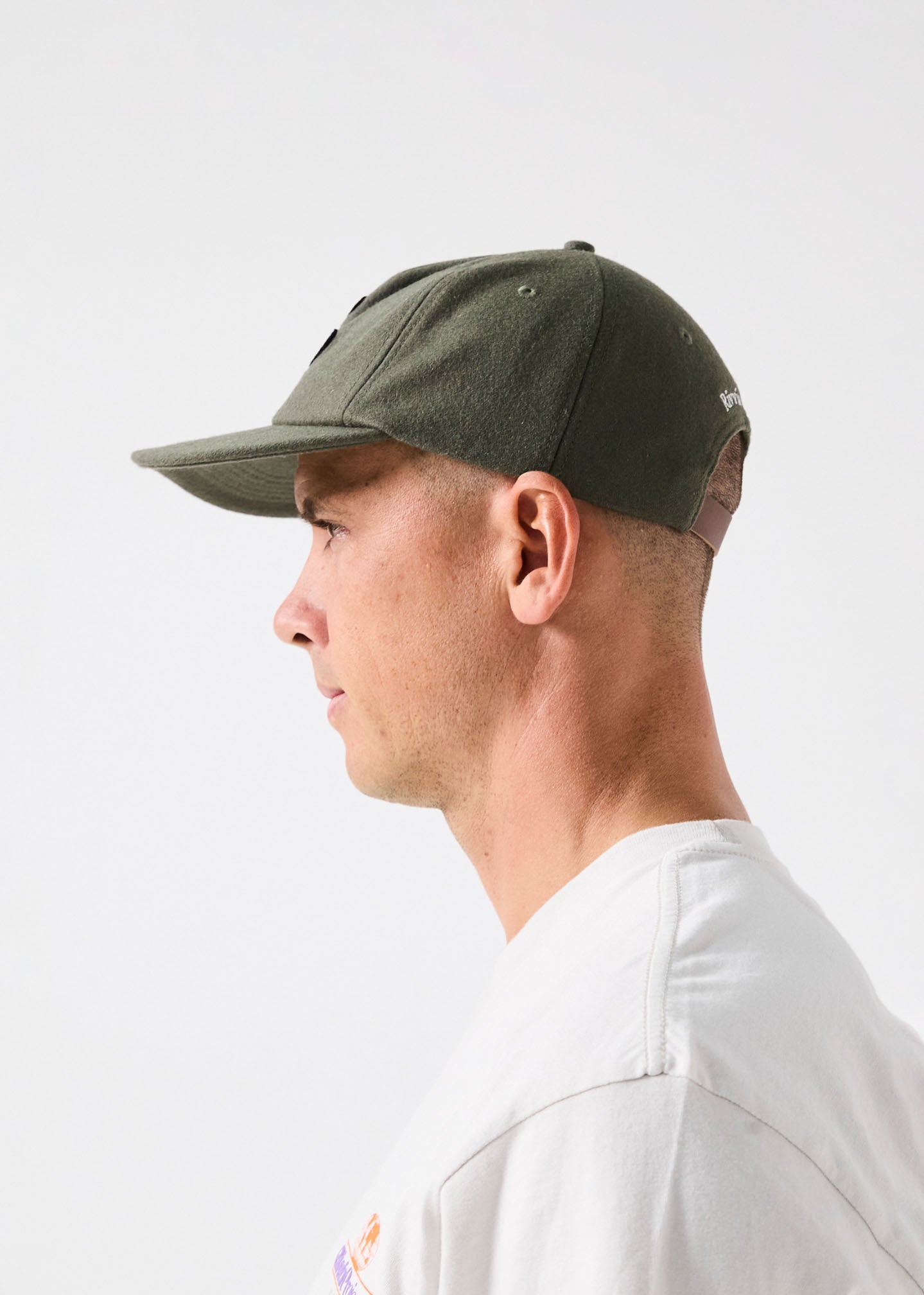 SCHOLAR WOOL CAP : OLIVE